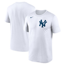 Adult Men's New York Yankees New Legend Wordmark baseball T-shirt - White