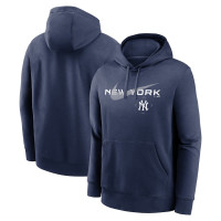 Adult Men's New York Yankees Swoosh NeighborHOOD Pullover baseball Hoodie - Navy