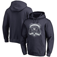 Adult Men's New York Yankees Police Badge Pullover baseball Hoodie - Navy Adult Men's New York Yankees Police Badge Pullover baseball Hoodie - Navy