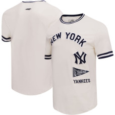 Adult Men's New York Yankees Pro Standard Cooperstown Collection Retro Classic baseball T-shirt - Cream