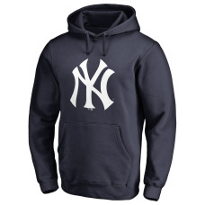 Adult Men's New York Yankees Team Color Primary Logo 2 Pullover baseball Hoodie - Navy
