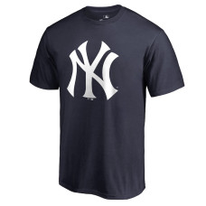 Adult Men's New York Yankees Team Color Primary Logo 2 baseball T-shirt - Navy