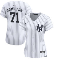 Women's Ian Hamilton #71 New York Yankees Home Jersey - White Limited