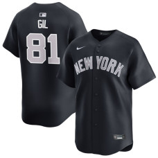 Men's Luis Gil #81 New York Yankees Alternate Jersey - Navy Limited