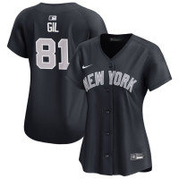 Women's Luis Gil #81 New York Yankees Alternate Jersey - Navy Limited