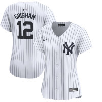 Women's Trent Grisham #12 New York Yankees Home Jersey - White Limited
