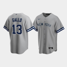 Mens New York Yankees Joey Gallo Replica Road Gray Jersey