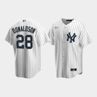 New York Yankees #28 Josh Donaldson Mens Replica Jersey - White New York Yankees #28 Josh Donaldson Mens Replica Jersey - White