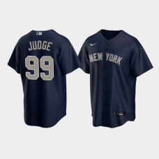 Mens New York Yankees #99 Aaron Judge Navy Replica Nike Alternate Jersey