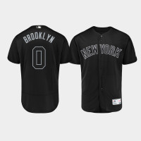 Mens New York Yankees Authentic #0 Adam Ottavino 2019 Players' Weekend Black Brooklyn Jersey