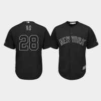 New York Yankees #28 Austin Romine 2019 Players' Weekend Ro Black Replica Jersey Mens