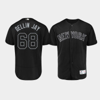 Mens New York Yankees Authentic #68 Dellin Betances 2019 Players' Weekend Black Dellin Jay Jersey