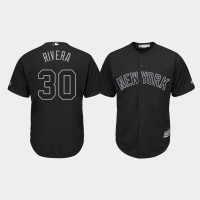 New York Yankees #30 Edwin Encarnacion 2019 Players' Weekend Rivera Black Replica Jersey Mens