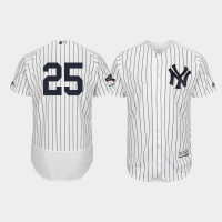 Mens New York Yankees #25 Gleyber Torres White 2019 Postseason Authentic Flex Base Jersey Mens New York Yankees #25 Gleyber Torres White 2019 Postseason Authentic Flex Base Jersey