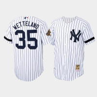 Mens New York Yankees #35 John Wetteland Cooperstown Collection Authentic Home White Jersey Mens New York Yankees #35 John Wetteland Cooperstown Collection Authentic Home White Jersey