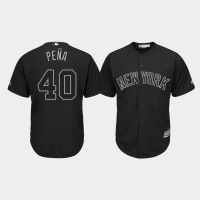 New York Yankees #40 Luis Severino 2019 Players' Weekend Pena Black Replica Jersey Mens