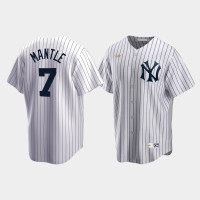 Mens New York Yankees #7 Mickey Mantle Cooperstown Collection Home Nike White Jersey Mens New York Yankees #7 Mickey Mantle Cooperstown Collection Home Nike White Jersey