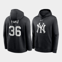 New York Yankees Mike Ford Black Fashion Club Pullover Hoodie