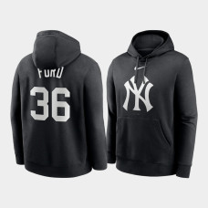New York Yankees Mike Ford Black Fashion Club Pullover Hoodie