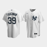 Mens New York Yankees #39 Mike Tauchman White Replica Nike Home Jersey Mens New York Yankees #39 Mike Tauchman White Replica Nike Home Jersey
