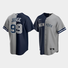 Aaron Judge New York Yankees Navy Gray Split Replica Jersey