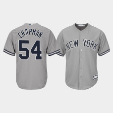 Aroldis Chapman New York Yankees Gray Replica Big & Tall Jersey