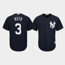 Babe Ruth New York Yankees Navy Replica Big & Tall Jersey