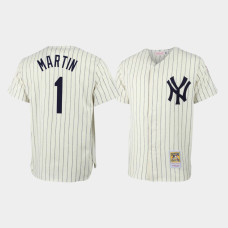Billy Martin New York Yankees Mitchell & Ness Cream Throwback Authentic Jersey