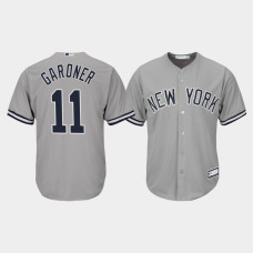 Brett Gardner New York Yankees Gray Replica Big & Tall Jersey