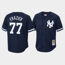 Clint Frazier New York Yankees Mitchell & Ness Navy Cooperstown Collection Mesh Batting Practice Jersey