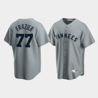 Clint Frazier New York Yankees Gray Cooperstown Collection Road Jersey Clint Frazier New York Yankees Gray Cooperstown Collection Road Jersey
