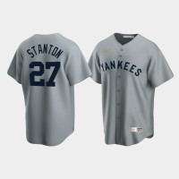 Giancarlo Stanton New York Yankees Gray Cooperstown Collection Road Jersey Giancarlo Stanton New York Yankees Gray Cooperstown Collection Road Jersey