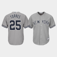 Gleyber Torres New York Yankees Gray Replica Big & Tall Jersey