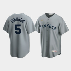 Joe DiMaggio New York Yankees Gray Cooperstown Collection Road Jersey