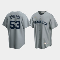 Zack Britton New York Yankees Gray Cooperstown Collection Road Jersey Zack Britton New York Yankees Gray Cooperstown Collection Road Jersey