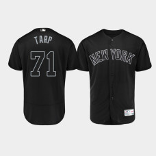 Mens New York Yankees Authentic #71 Stephen Tarpley 2019 Players' Weekend Black Tarp Jersey