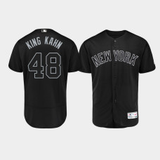 Mens New York Yankees Authentic #48 Tommy Kahnle 2019 Players' Weekend Black King Kahn Jersey