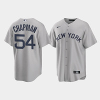 New York Yankees Aroldis Chapman Gray 2021 Field of Dreams Replica Jersey