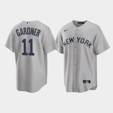 New York Yankees Brett Gardner Gray 2021 Field of Dreams Replica Jersey