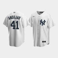 Mens New York Yankees Miguel Andujar Replica Home White Jersey