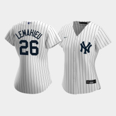 Womens New York Yankees DJ LeMahieu #26 White Replica Nike 2020 Home Jersey