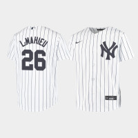 Youth New York Yankees DJ LeMahieu #26 White Replica Nike Home Jersey