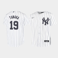 Youth New York Yankees Masahiro Tanaka #19 White Replica Nike Home Jersey